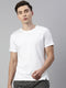 White Solid T-Shirt
