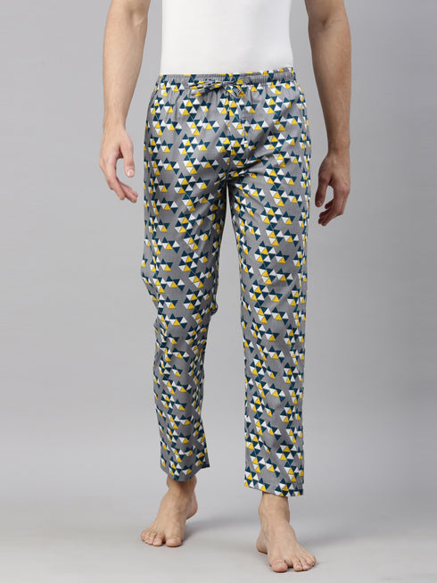Grey Printed Lounge Pant