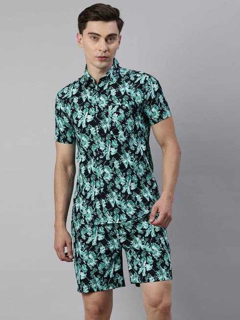 Black & Blue Printed Co-Ord Set