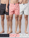 3 Pack Printed Cotton Boxers