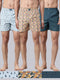 3 Pack Printed Cotton Boxers