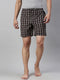 Black Checks Lounge Short