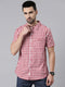 Red Checks Short Sleeves Shirt