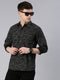 Black Printed Full Sleeves Shirt