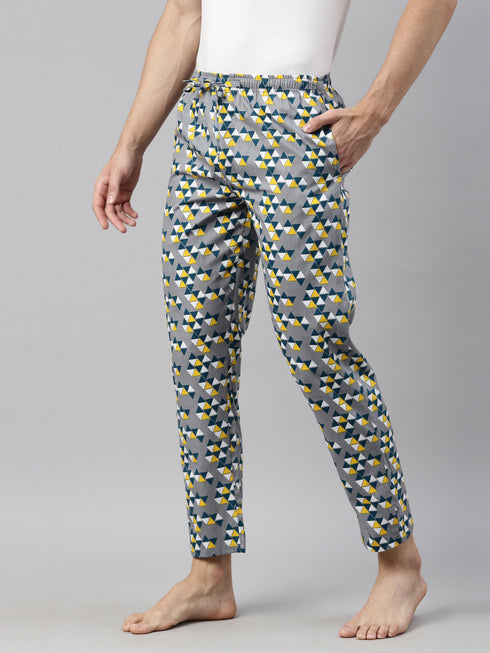 Grey Printed Lounge Pant