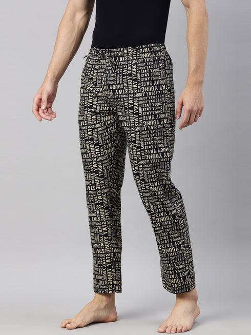 White Checks Lounge Pant