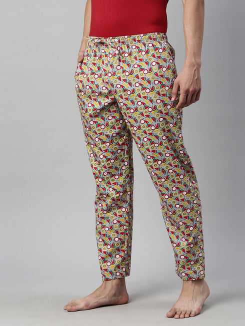 Grey Printed Lounge Pant