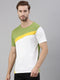 Multicolour Colourblocked Crew Neck Tshirt