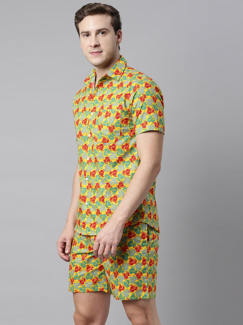 Yellow Printed Co-Ord Set
