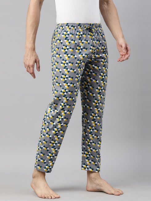 Grey Printed Lounge Pant