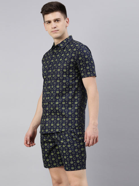 Navy Blue Assorted Night Suit