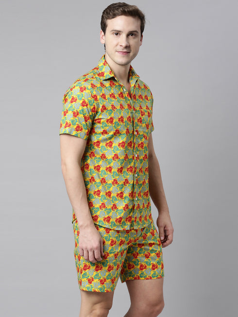 Yellow Printed Co-Ord Set