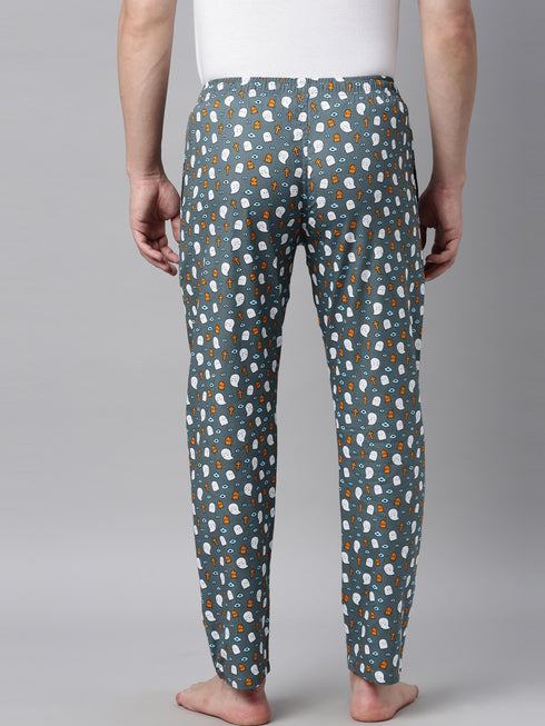 Grey Printed Lounge Pant