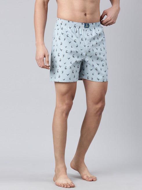 3 Pack Printed Cotton Boxers