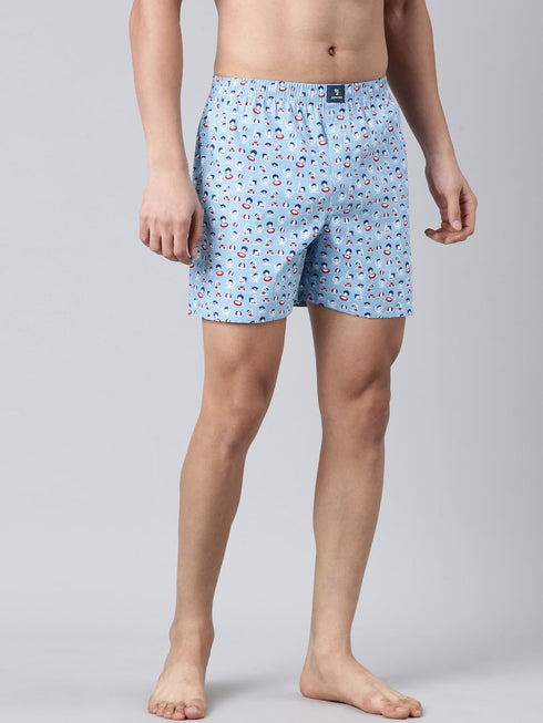 3 Pack Printed Cotton Boxers