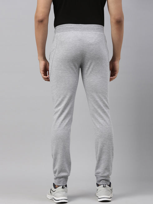 Grey Solid Track Pant