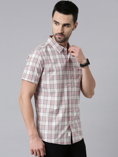 Off-White Checks Short Sleeves Shirt
