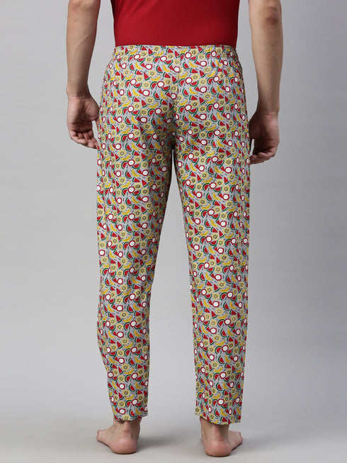 Grey Printed Lounge Pant