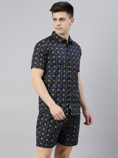 Navy Blue Assorted Night Suit