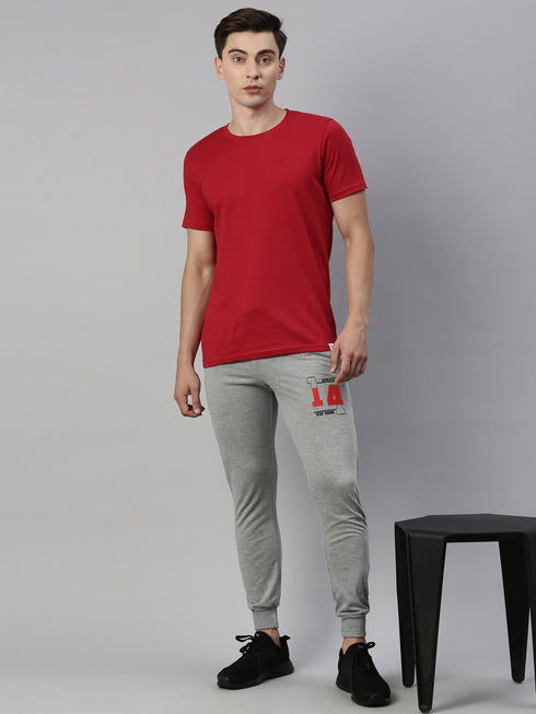 Grey Mel Solid Jogger