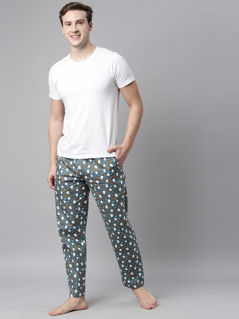 Grey Printed Lounge Pant