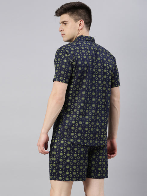 Navy Blue Assorted Night Suit