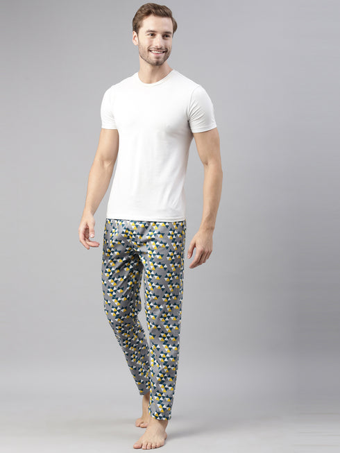 Grey Printed Lounge Pant