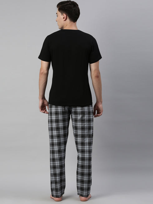 Black Assorted Night Suit