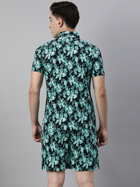 Black & Blue Printed Co-Ord Set