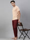 Burgundy Printed Lounge Pant