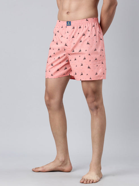 2 Pack Printed Cotton Boxer