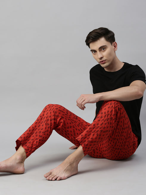 Black & Red Assorted Night Suit