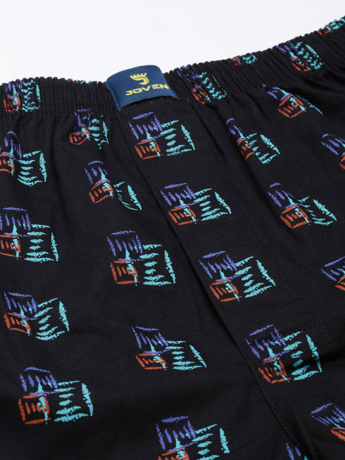 3 Pack Printed Cotton Boxers