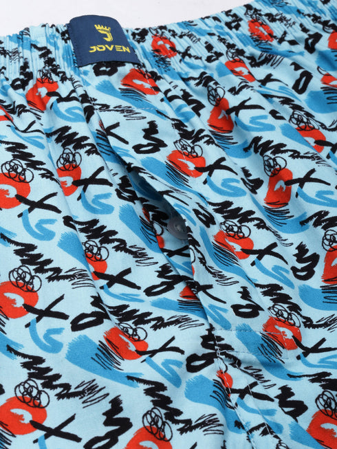 3 Pack Printed Cotton Boxers
