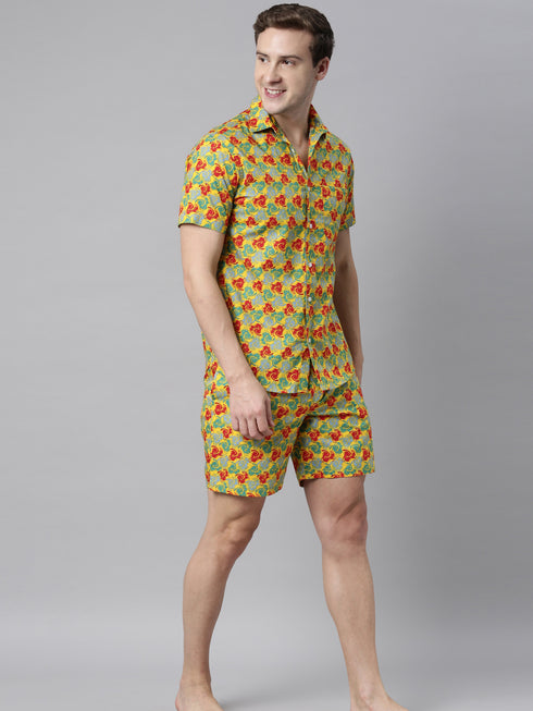 Yellow Printed Co-Ord Set