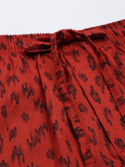 Black & Red Assorted Night Suit