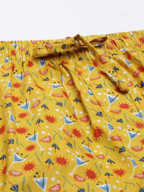 Yellow Printed Co-Ord Set