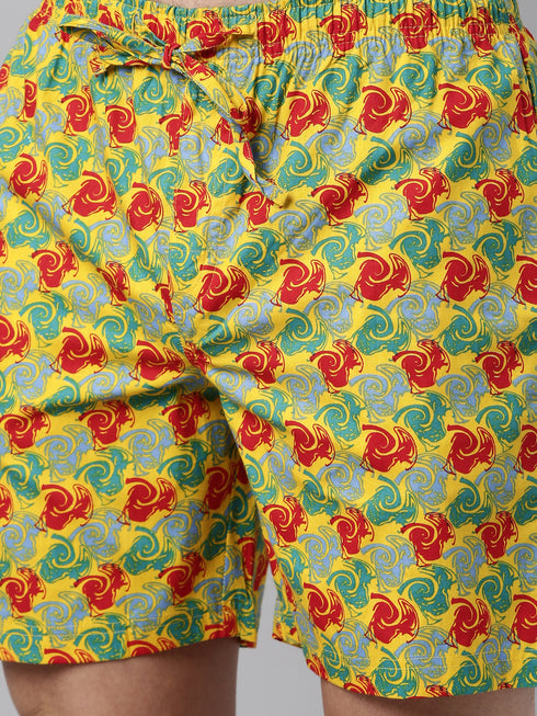 Yellow Printed Co-Ord Set