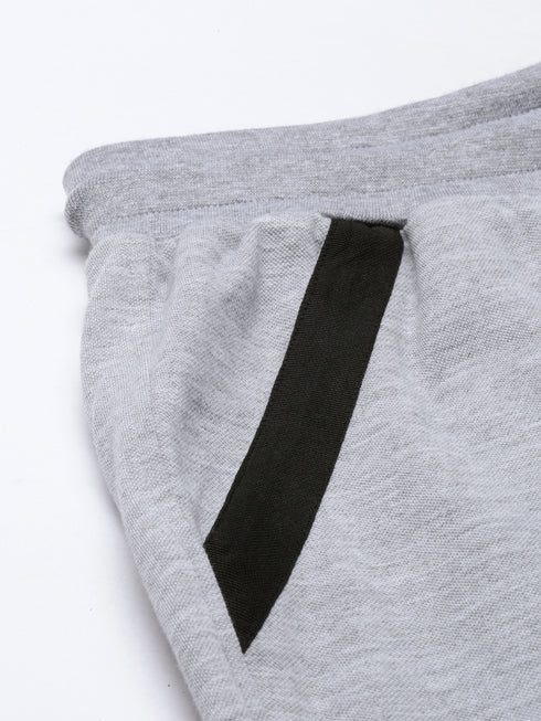 Grey Solid Track Pant