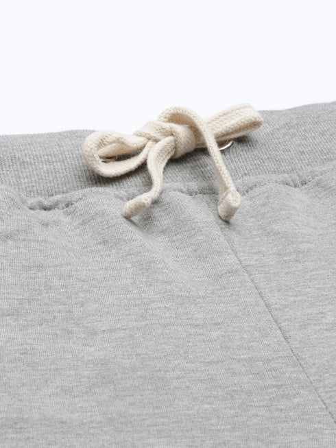 Red & Grey Solid Lounge Set