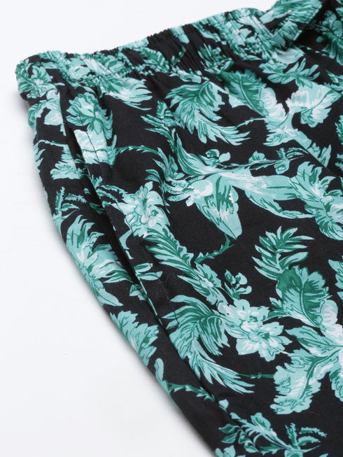 Black & Green Assorted Night Suit