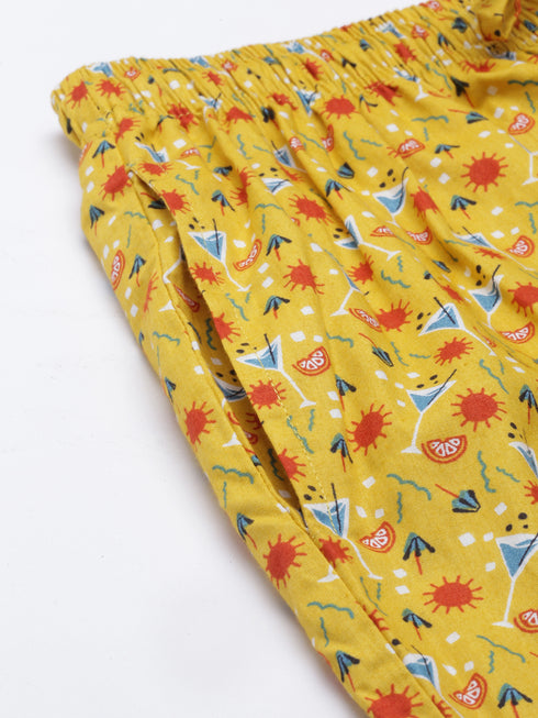 Yellow Printed Co-Ord Set