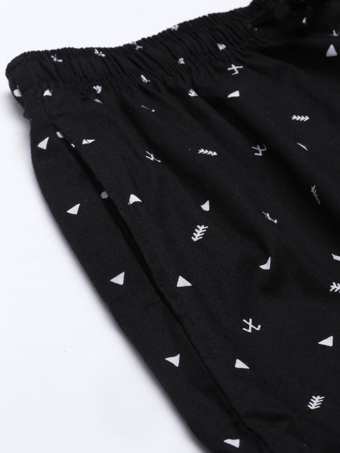 Black & White Assorted Night Suit