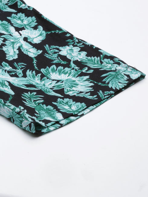 Black & Green Assorted Night Suit