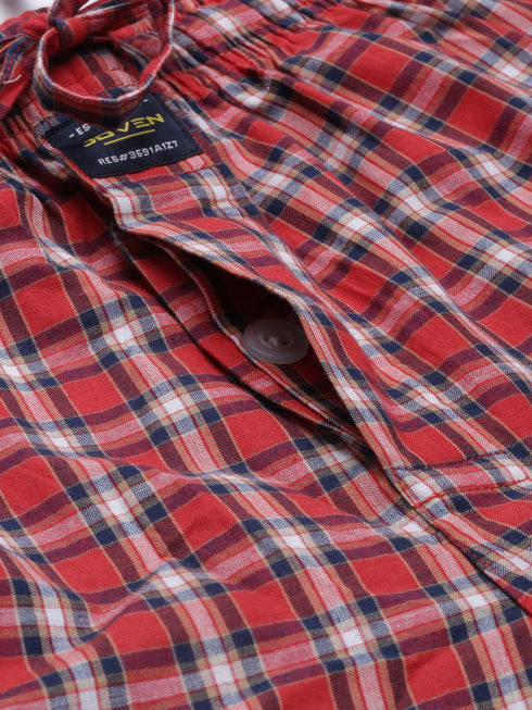 Grey & Red Assorted Night Suit