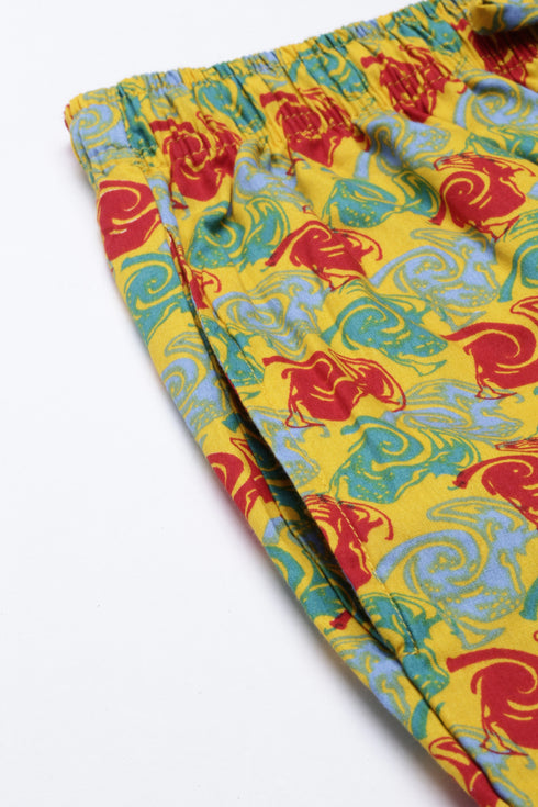 Yellow Printed Co-Ord Set