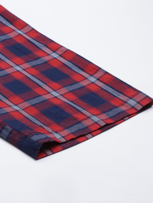 Red Checks Lounge Pant