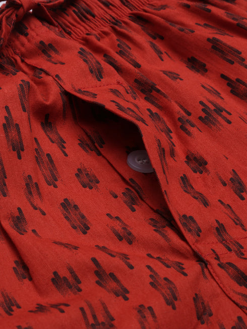 Black & Red Assorted Night Suit