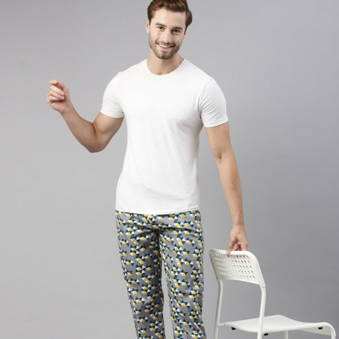 Grey Printed Lounge Pant