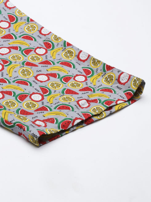 Grey Printed Lounge Pant